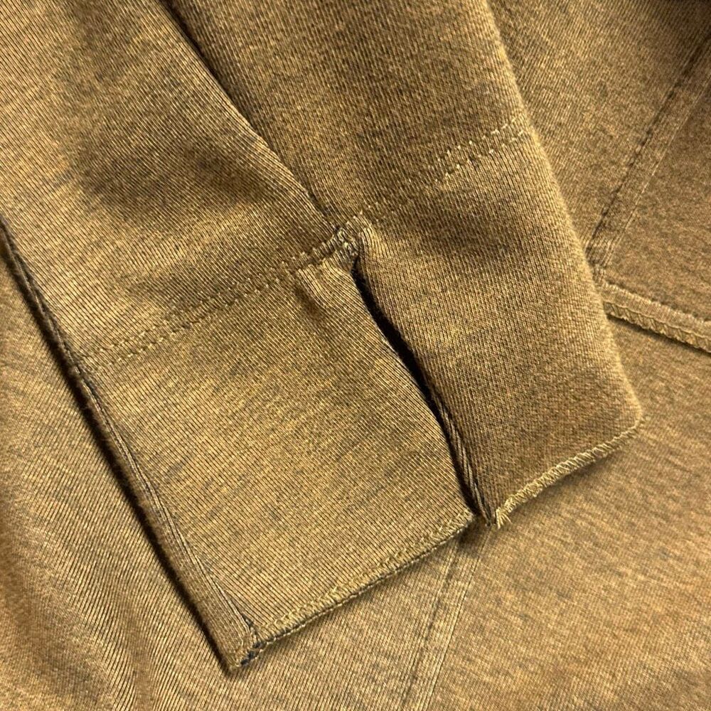 Dolcezza Womens Mustard Button Front Jacket Size … - image 4